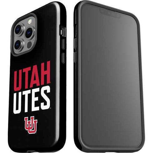 University of Utah Interlocking U iPhone 15 Pro Impact Case